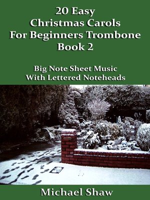 cover image of 20 Easy Christmas Carols For Beginners Trombone